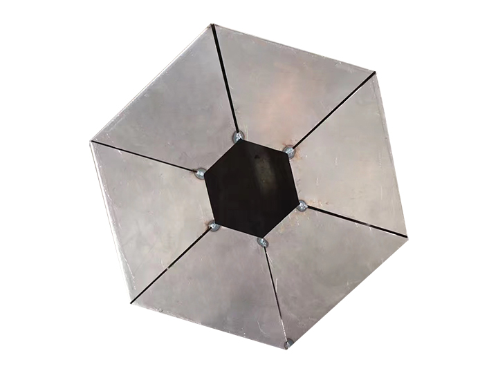 Hexagonal stainless steel housing